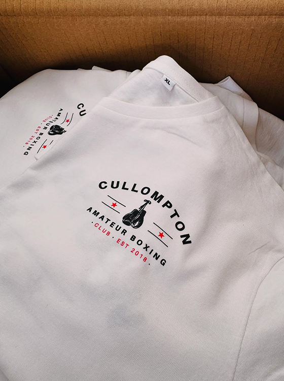 Branding a customer's own garment